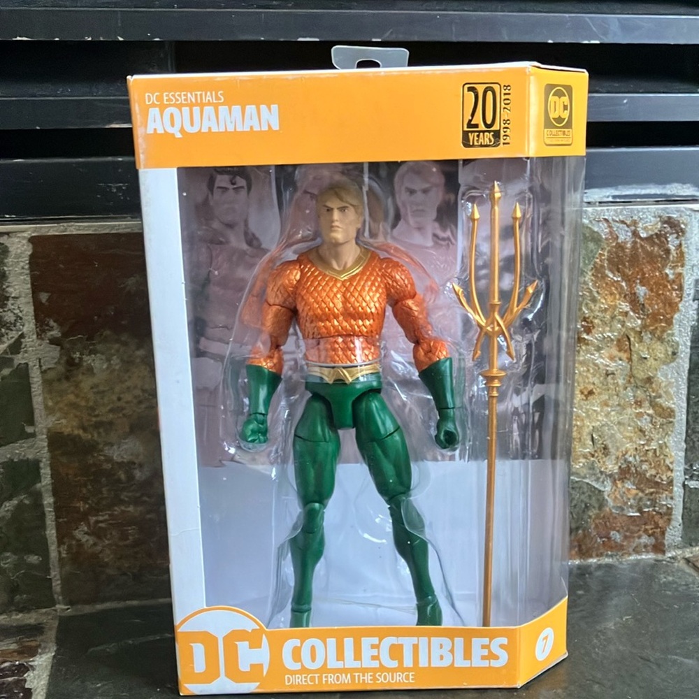 Aquaman Action Figure - DC collectible. New in Box.